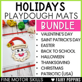 Playdough Mats BUNDLE | Holiday Fine Motor Activities