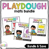 Playdough Mats Bundle (Letters, Numbers & Shapes)