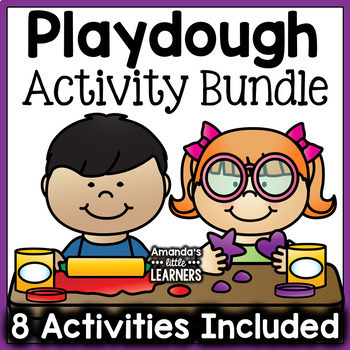 Preview of Playdough Mats - Bundle Set (Common Core Aligned)