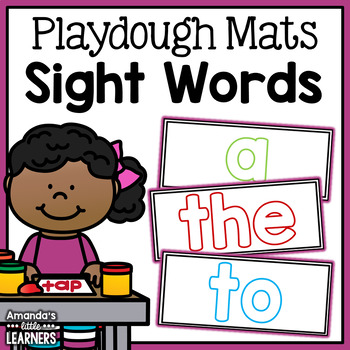 Sight Words Playdough Mats / Play Dough Mats / Playdoh Mats - Fry First 100