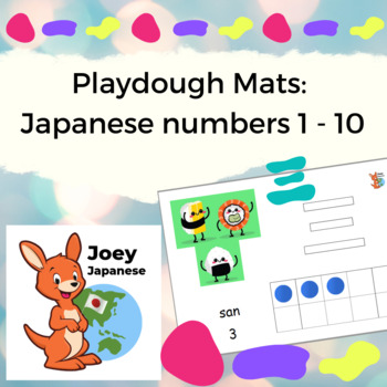 Preview of Playdoh Mats: Japanese Numbers 1 - 10