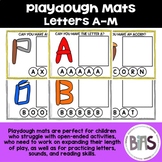 Playdough Mats Letters A-M (Playdoh Mats/Play Dough Mats)