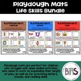 Playdough Mats Life Skills Bundle (Playdoh Mats/Play Dough Mats)