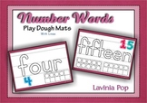 Playdough Mats - Number Words with Lines and Ten Frames (0-20)