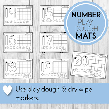 play doh numbers 1 to 20