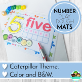 Playdough Mats Numbers 1 - 20, With Ten Frames and Caterpi