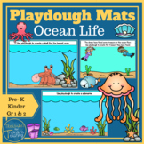 Playdough Mats Ocean Life Theme