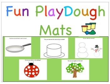 Preview of Playdough Mats Pre-School and Kinder!
