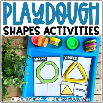 Playdough Mats - Shape Activities by Alleah Maree | TpT