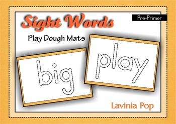 Playdough Mats Sight Words By Lavinia Pop Teachers Pay Teachers