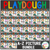 Playdough Mats & Visual Cards: Alphabet Pictures 