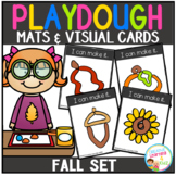 Playdough Mats & Visual Cards: Fall Set
