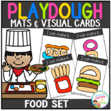 Playdough Mats & Visual Cards: Food Set