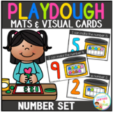 Playdough Mats & Visual Cards: Number Set