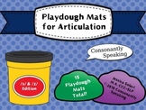Playdough Mats for Articulation: S & Z Edition