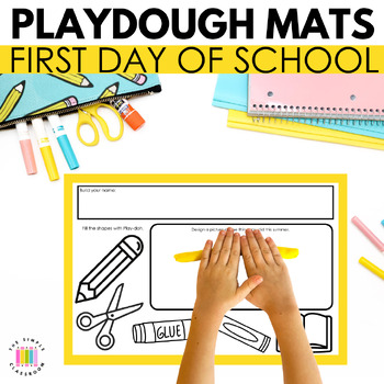 Playdough Mats for First day of School | Playdoh Mat Activities