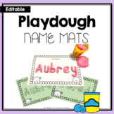 Playdough Name Mats- Editable