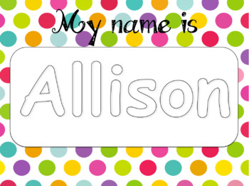 Playdough Name Practice Mats (Editable) by Simply Teaching Youngins