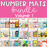 Playdough Number Mats BUNDLE - Volume 1