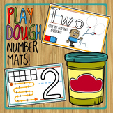 Playdough Number Mats -- Numbers 0 - 10!