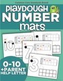 Playdough Number Mats (featuring Monster Numbers)