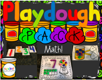 Playdough Pack: Math Activities! by Preschool Wonders