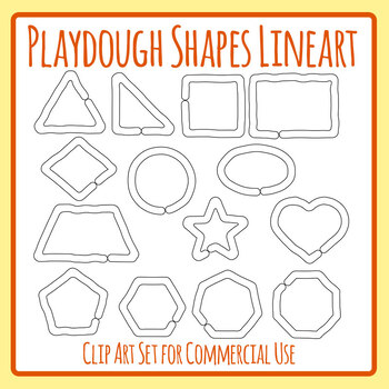 Playdough SHAPES Play Dough Mats - Playdoh Shapes Practice