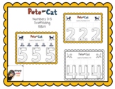 Playdough Tracing Number Mats Numbers 0-5