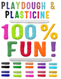 Playdough and Plasticine Bundle - Eleven Colors!
