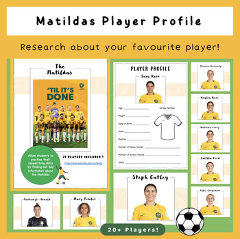 Preview of Player Profile | The Matildas | Research Activity | Soccer | Sam Kerr