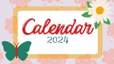 Playful Animal 2024 Calendar