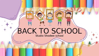Preview of Playful Back to School Presentation