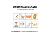 Playful Cats Sequencing Pattern Printable Activity for Pre