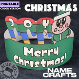 Playful Elf Green Name Crafts and Activities- Christmas Ha