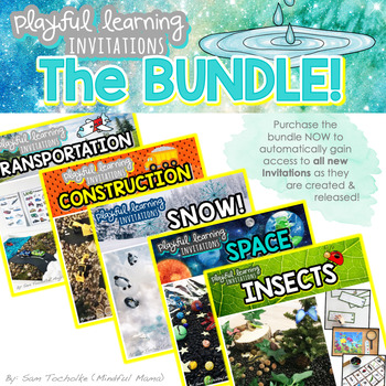 Preview of Playful Learning Invitations: The GROWING Bundle