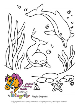 playful ocean coloring pages  sea life animals  coloring