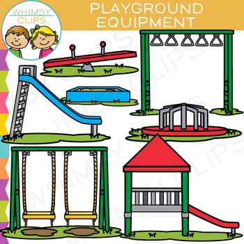 Preview of School Playground Equipment Clip Art
