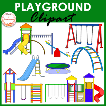 Preview of Playground Equipment for Schools and Parks Clipart 