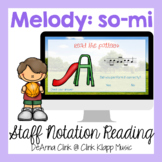 Playground Games Google Slide Melodic Reading game for so-mi