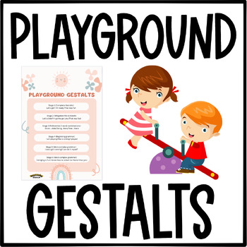 Preview of Playground/School Gestalts/Gestalt Language Processing/Neuro-affirming Autism