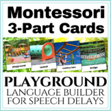 Playground Montessori Cards in English