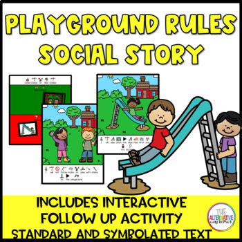 Preview of Playground Rules Social Narrative