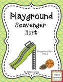 Playground Scavenger Hunt - Back to School Activity