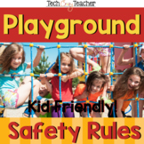 Playground and Recess SAFETY Rules Posters