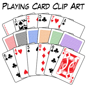 Playing Card Clip Art by Digital Classroom Clipart