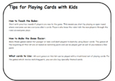 Playing Cards Game Kit - Centers or Student Gift (Number S