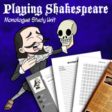Playing Shakespeare Monologue Study Unit