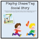Playing Tag Chase Social Story