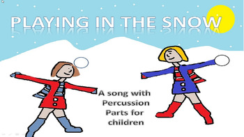 Preview of "Playing in the snow" song/ percussion for non specialists / music readers video