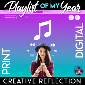 Preview of Playlist of My Year: An End-of-the-Year Writing Assignment Digital & Print